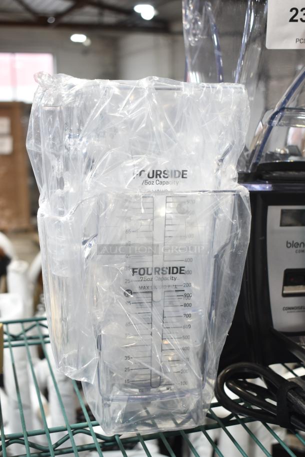 Blendtec Connoisseur 825 blender with sound enclosure, includes two 75 oz. FourSide jars, new condition, model ICB5.