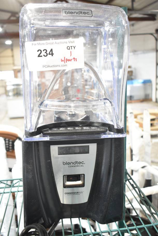 Blendtec Connoisseur 825 Blender, 3.8 hp, sound enclosure, two 75 oz. jars, model ICB5, new scratch and dent.