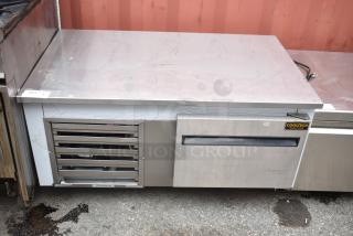 2023 Cooltech CUST-48LB Commercial Chef Base, single door, stainless steel, on casters, 115V, used condition.