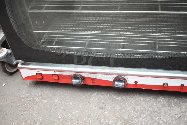 Empero EMP.PFE4-U commercial countertop convection oven, stainless steel, visible control knobs and switches, good condition.