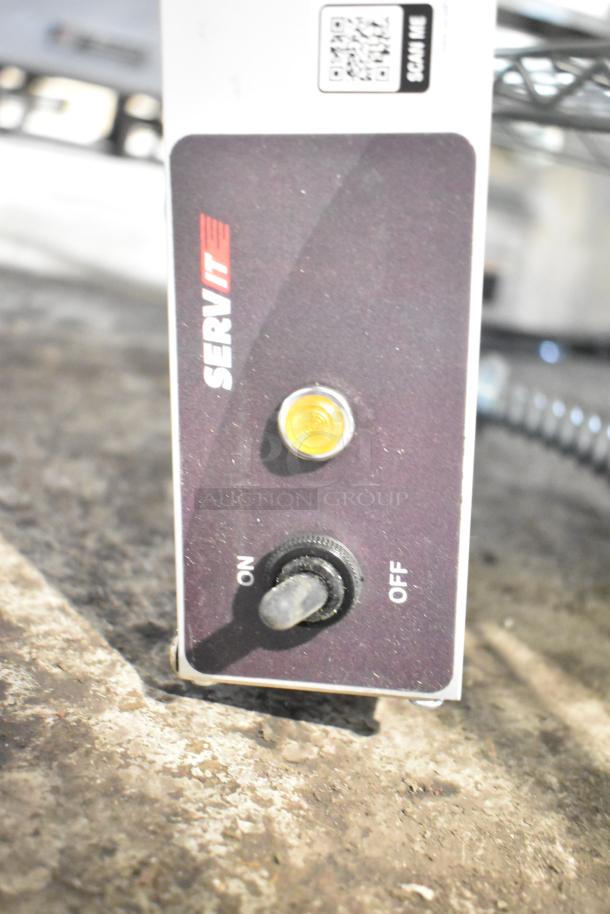 "ServIt 423SW72TLHA lighted strip warmer control with single toggle switch, new condition, 120V, 1 Phase."