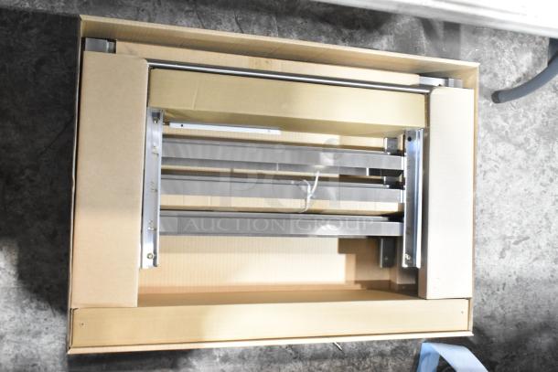 BRAND NEW Turbofan Moffat DSK27/28/31C stacking kit with casters in box. Scratch and dent condition for Moffat ovens.