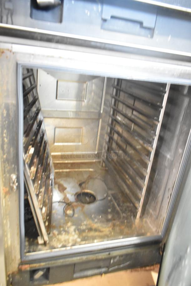 Rational iCombi Pro combi convection oven interior; visible wear and stains. 440/480V, 3 phase, 2021 model.