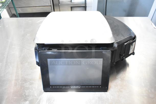 2025 Hobart HTi-7LH4W commercial countertop scale, tested and working, features a touchscreen display, 120/208-240V.