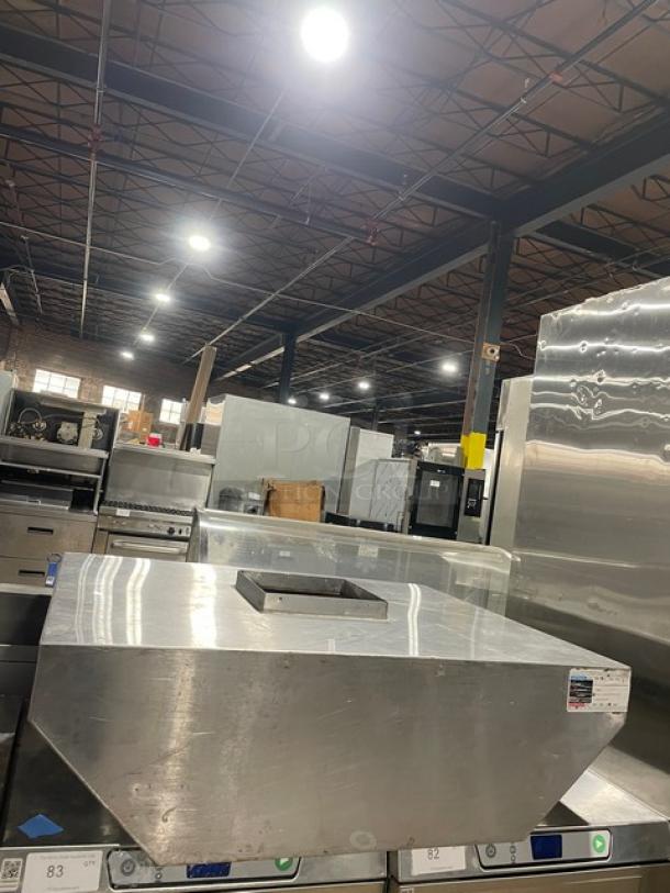 2019 Turbo Chef HHC1618 stainless steel countertop impingement conveyor pizza oven, electric, 208-240V, on legs.