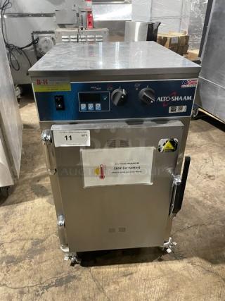 Alto-Shaam 500-TH/III stainless steel electric undercounter oven, digital controls, pan rack, excellent condition, 2018 model.