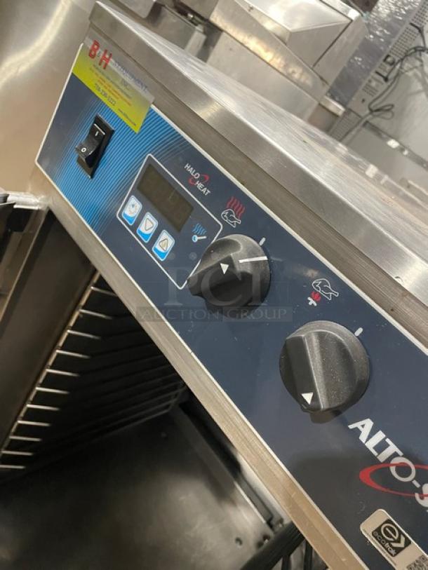 Alto-Shaam 500-TH/III undercounter Cook-N-Hold oven, digital controls, pan rack, stainless steel, excellent condition.