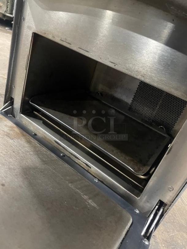 TurboChef commercial countertop rapid cook oven, Model NGOD12192. Features digital push controls, stainless interior.