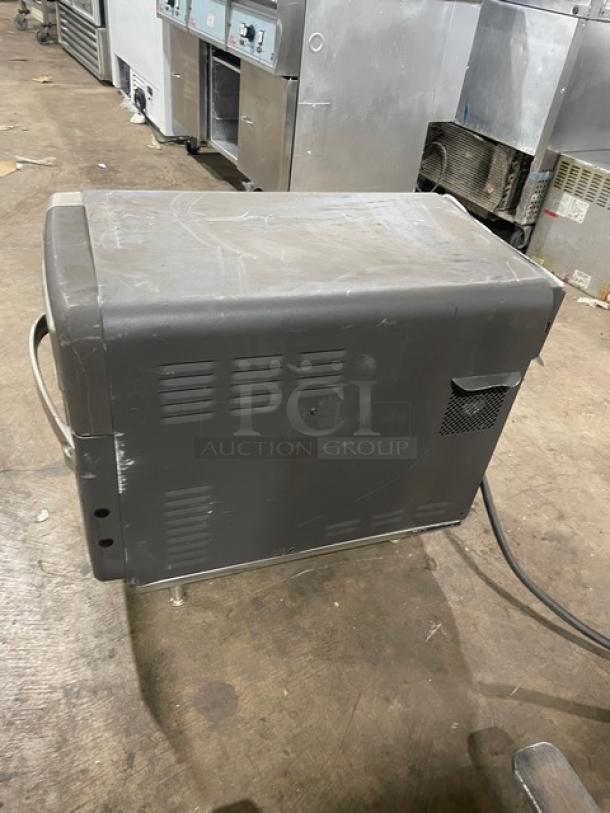 TurboChef NGO commercial rapid cook oven, electric, countertop model, digital controls, slightly worn condition.