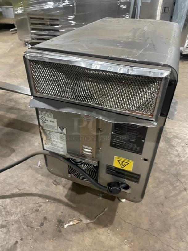 TurboChef NGO commercial countertop rapid cook oven, SN: NGODO8830. Features digital push controls, evident wear.