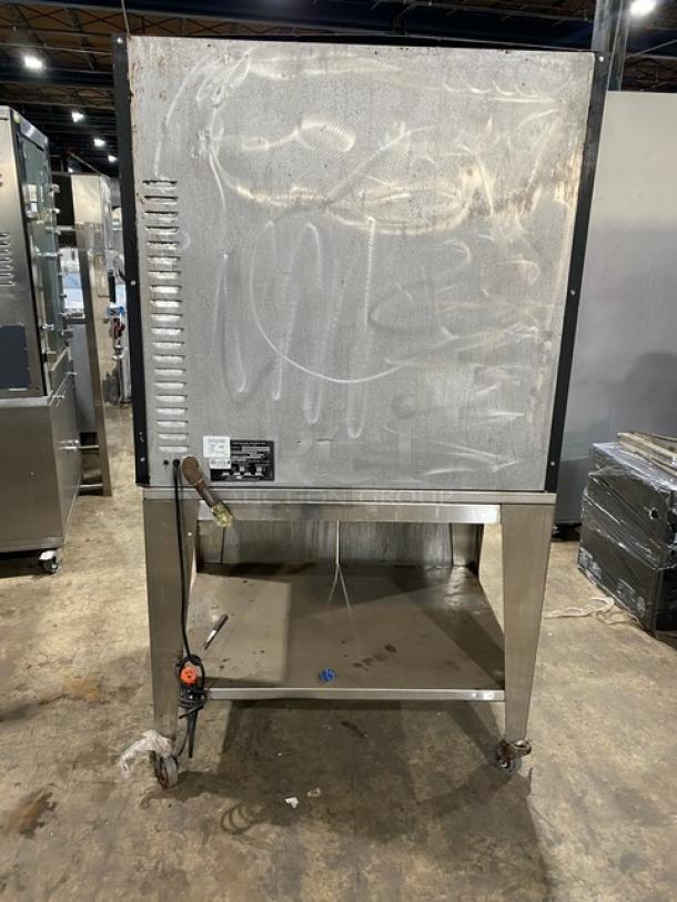 Cleveland Range BMR32 commercial rotisserie convection oven, stainless steel, natural gas, Model BMR-32, 115V, used condition.
