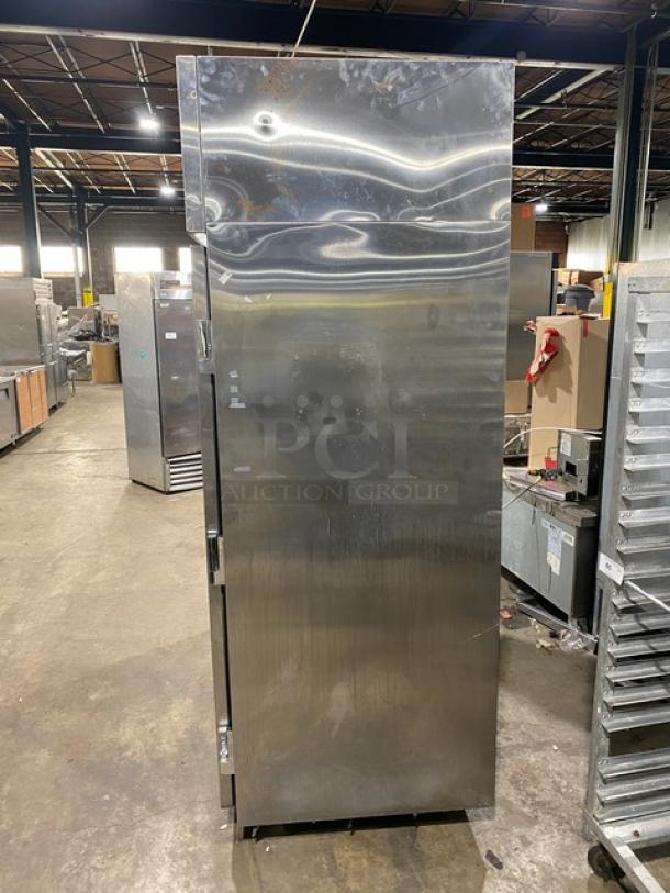 Continental Commercial stainless steel two-door reach-in refrigerator, model DL2NI-SA, Energy Star certified, in good condition.