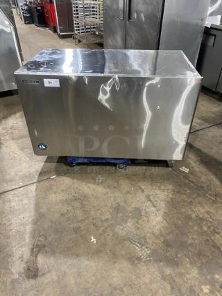 Hoshizaki KM1601SWH3 commercial ice machine, stainless steel, undercounter, electric-powered, water-cooled, 208-230V, 3 phase.