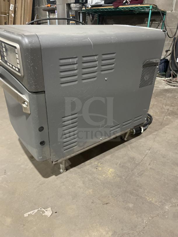 TurboChef Model NGO rapid cook oven, electric, with digital controls, scratches visible, 208/240V 1 phase.