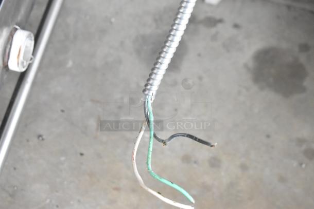 BRAND NEW 2018 Noble WAREFORCE I-E Commercial Dishwasher, 115V, scratch and dent, wiring close-up.