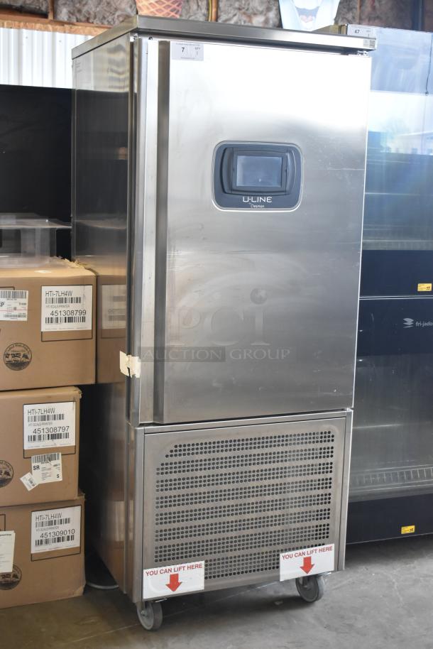 2023 Desmon GBF-15+ETL stainless steel commercial blast chiller, 220V, 3-phase, with 4 probes, in good condition.