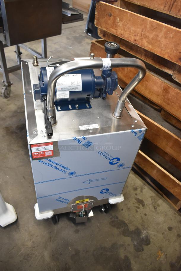 BRAND NEW Frontline 47SS Commercial Grease Caddy with commercial casters, minor scratches, labels intact.