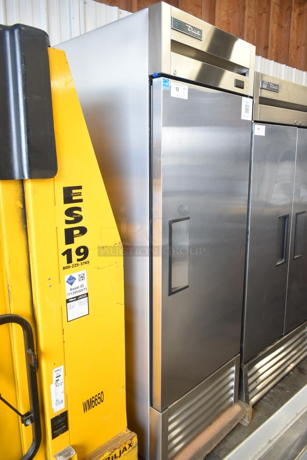 Brand new 2023 True T-23-HC commercial single door reach-in cooler, scratch and dent condition, 115 volts, 1 phase.