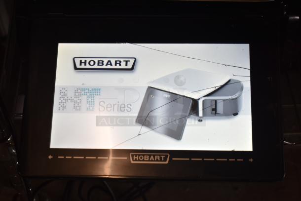 2024 Hobart HTi-7LH4W commercial scale with screen damage and missing button. Tested, working. 120/208-240V, 1 phase.