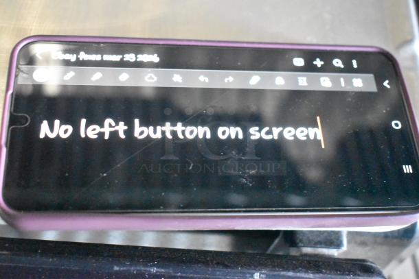 2024 Hobart HTi-7LH4W commercial scale, minor screen damage, missing left button. Tested and working, 120/208-240V, 1 phase.