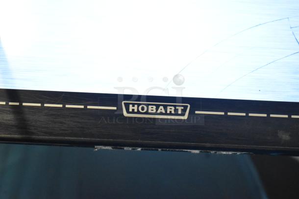 2017 Hobart HTi-7LH26 commercial countertop scale, tested and working, 120/208-240V, 1 phase. Visible Hobart logo.