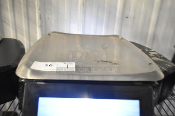 2017 Hobart HTi-7LH26 commercial scale. Metal top, tested, working condition. Voltage: 120/208-240V, 1 phase. Model tag: 26.