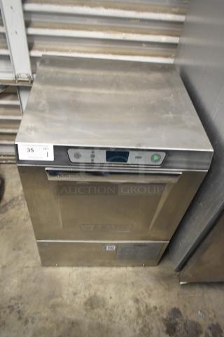 2018 Hobart LXER commercial undercounter dishwasher, stainless steel, model LXER, 120/208-240V, 1 phase.