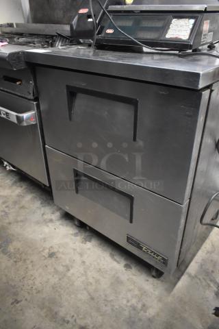 2016 True TUC-27F-D-2-HC 2 Drawer Undercounter Freezer, on casters, commercial use, 115V, 1 Phase.