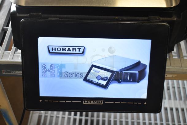 2017 Hobart HTi-7LH26 metal commercial countertop food portioning scale, 120/208-240V, HT Series display, tested and working.