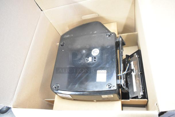 2016 Hobart HTi-7LH Metal Commercial Food Portioning Scale in box. Tested, screen broken, does not power on. Model visible.