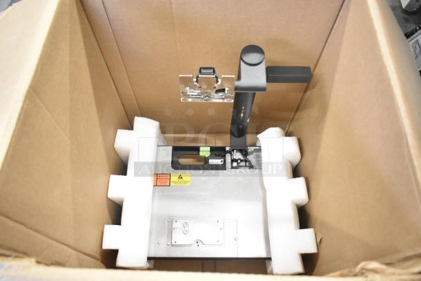 Mettler Toledo FreshWay Scale in box, 100-240V, one phase, appears unused, with protective foam inserts.