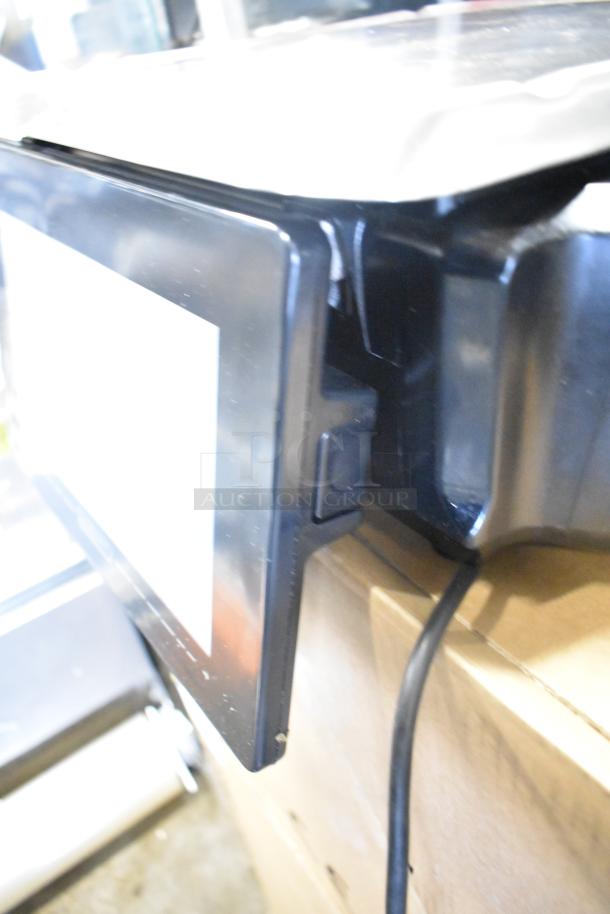 2024 Hobart HTi-7LH4W commercial countertop scale, black finish, tested and working, 120/208-240 volts, 1 phase.