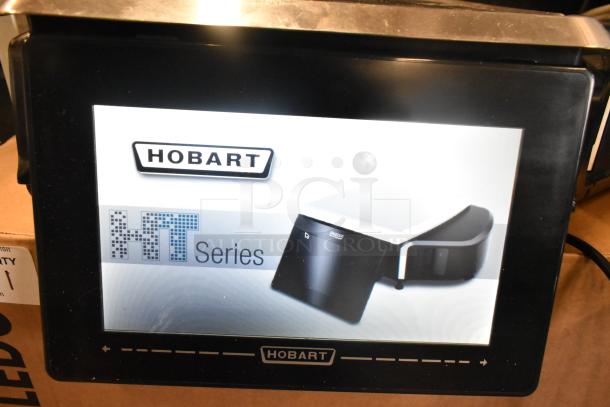 2024 Hobart HTi-7LH4W commercial countertop scale, touchscreen display, tested and working, 120/208-240V, 1 phase.