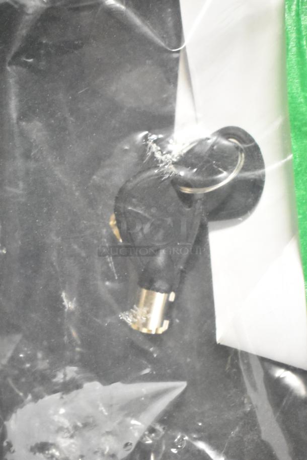 BRAND NEW 360 Office Furniture black steel safe with electronic keypad, top locker, keys included, 14"x14"x27¼".