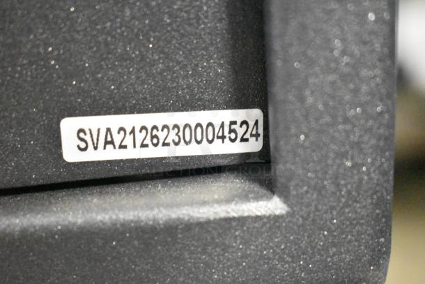 Brand new black steel hotel safe by 360 Office Furniture, model 911HS082, with electronic keypad lock. Size: 16.5" x 14.5" x 7.875". Tag: SVA2126230004524.