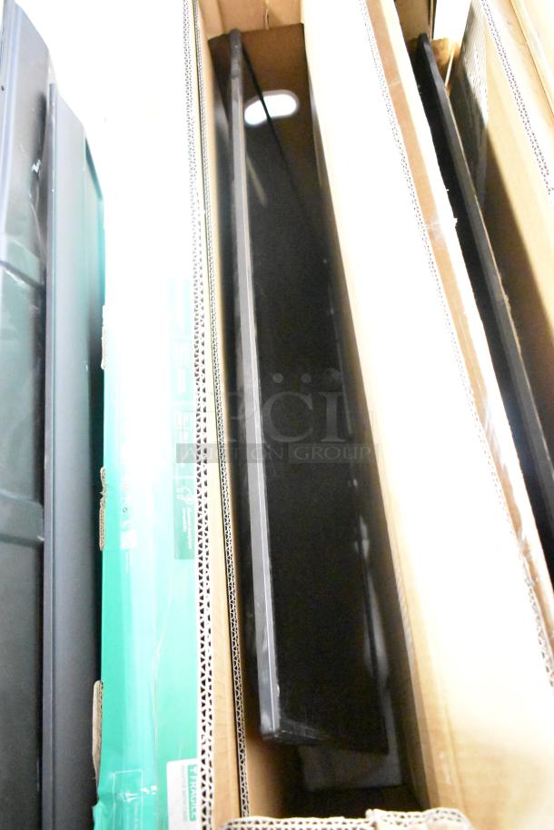3 Wren GVM43-0-3017-B LED monitors in original box, shown packed in cardboard, pick up required, no shipping available.