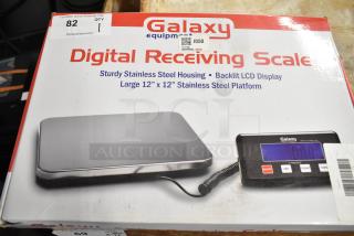 BRAND NEW SCRATCH AND DENT! Galaxy 177RS220LP 220 lb. Low-Profile Digital Receiving Scale with Remote Display