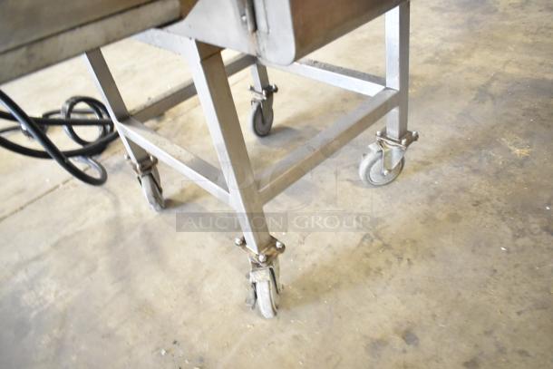 Three Turbochef HhC2020 rapid cook ovens on commercial casters, 208/240V, 3-phase, in used condition.