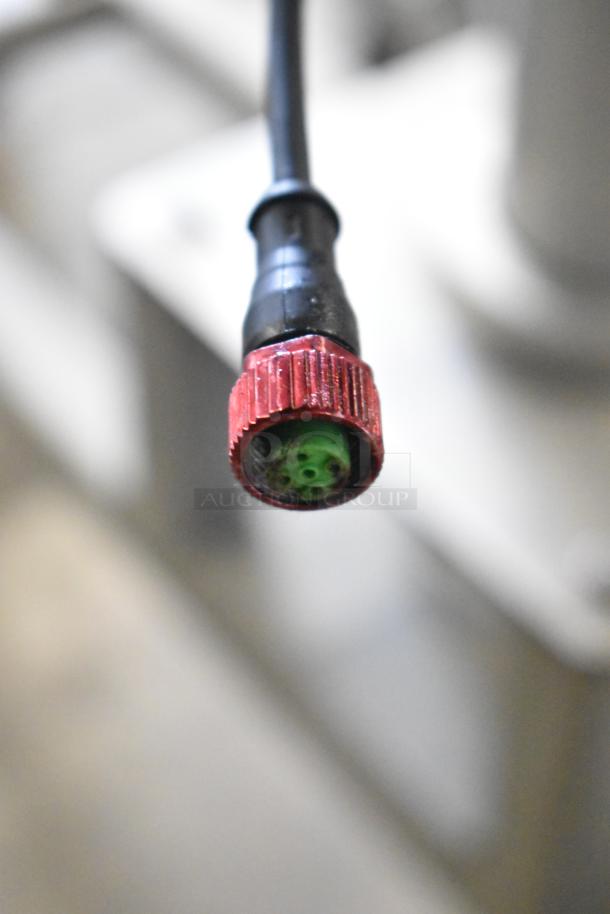 Per-fil Micro-15 filler machine component, featuring a red connector. Suitable for commercial use, 125 volts, 1 phase.