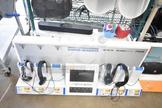 3 Store Displays Including TonieBox 2s,  Turtle Beach Headphones, Sonos Sound Bar. 3 Times Your Bid!