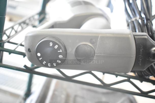 Brand new Robot Coupe CMP250VV immersion blender, 10" blade, variable speed, 1/2 HP, minor scratch and dent.