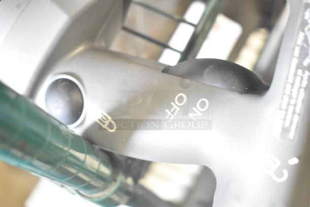 Brand new Robot Coupe CMP250VV 10" immersion blender, variable speed, 1/2 HP, 120V, off/on switch shown. Scratch and dent.