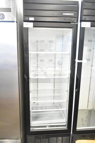 2019 Habco SE18 Commercial Single Door Reach In Cooler Merchandiser. 115 Volts, 1 Phase.