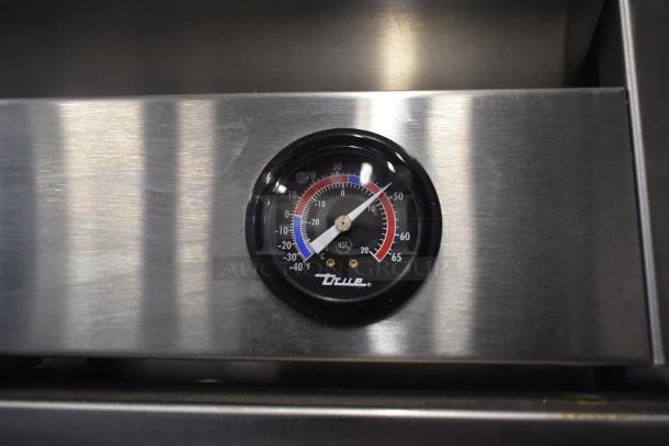 2016 True T-19F commercial reach-in freezer gauge, NSF certified. Features durable stainless steel construction.