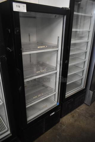 2022 Habco ESM12 cooler merchandiser, single door, 115 volts, 1 phase, excellent condition, adjustable shelves.
