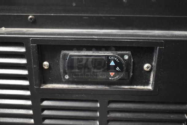2019 Habco SE18 Commercial Cooler control panel, featuring a digital display for temperature adjustment.