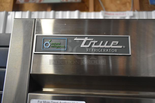 2021 True T-35-HC commercial cooler, stainless steel, 2-door reach-in, natural refrigerant, good condition.