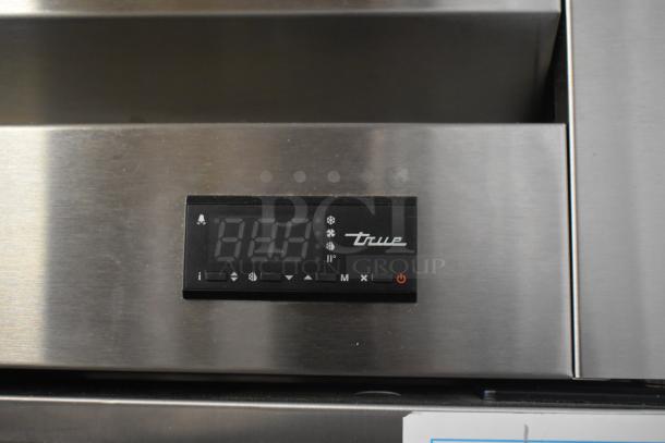 2021 True T-19F-HC Commercial Single Door Reach In Freezer, 115 Volts, 1 Phase, digital control panel visible.