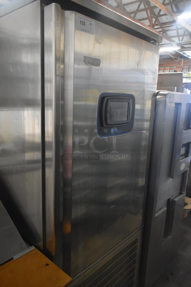 2022 Desmon GBF-15+ETL stainless steel blast chiller, 220V, 3 Phase, with 4 probes. Visible control panel, in good condition.