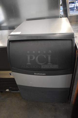 Scotsman Commercial Self Contained Undercounter Ice Maker in good condition, prominent brand logo on front.